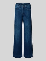 Wide fit jeans van katoenmix met sierstrepen van MAC - 43