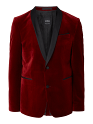 Extra Slim Fit Smoking-Jacke aus Samt von Strellson Rot - 35