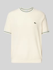 T-Shirt mit gerippten Abschlüssen von Lacoste - 10