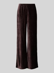 Straight Leg Stoffhose in Crinkle-Optik Modell 'XMARTE' von Mango Bordeaux - 13