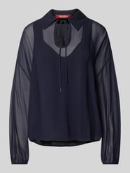 Regular fit blouse met platte kraag, model 'VALDAI' van Max Mara Studio - 24