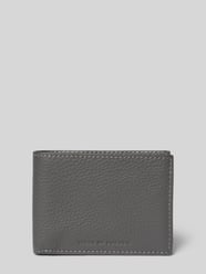 Leren portemonnee met label in reliëf, model 'WALD' van Tiger Of Sweden Bordeaux - 26