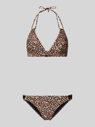 Triangel-bikini met all-over dierenprint model 'Mayumi' van LASCANA - 8