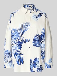 Regular Fit Bluse im Allover-Look Modell 'BATWING TROPICS' von Fynch-Hatton - 39