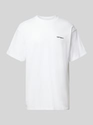 T-shirt z wyhaftowanym logo od Carhartt Work In Progress - 11