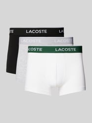 Obcisłe bokserki z elastycznym paskiem z logo w zestawie 3 szt. od Lacoste - 36