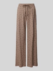 Straight Leg Pyjama-Hose mit Motiv-Print von Jake*s Casual Grau - 21