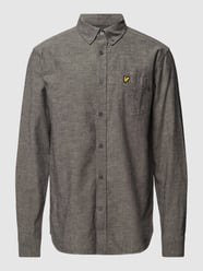 Koszula casualowa o kroju slim fit z kołnierzykiem typu button down od Lyle & Scott - 45