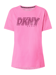 T-shirt met siersteentjes van DKNY PERFORMANCE Roze - 5