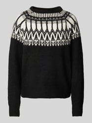 Sweter z norweskim wzorem model ‘SIMONE’ od Vero Moda - 1