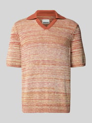 Regular Fit Poloshirt aus reiner Bio-Baumwolle Modell 'YARNMIX' von ARMEDANGELS Orange - 14