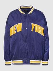 Bomberjack met statementprint, model 'BETTY' van Only Blauw - 41