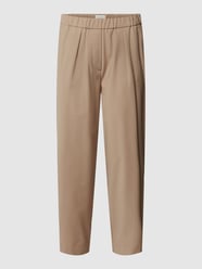 Stoffhose mit elastischem Bund von Marc O'Polo Beige - 12