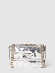 Umhängetasche mit Paillettenbesatz Modell 'SPARK' von Guess Silber - 5