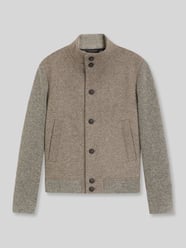 Regular Fit Bomberjacke mit Woll-Anteil Model 'Charly' von BOSS Beige - 27