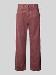 Regular fit jeans in 5-pocketmodel, model 'BRANDON' van Carhartt Work In Progress Fuchsia - 1