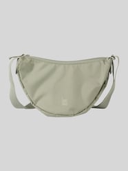 Handtas met labeldetail, model 'MOON' van Gotbag Groen - 7