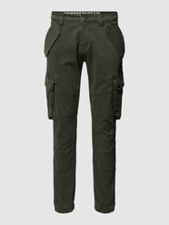 Cargohose mit Gesäßtaschen Modell 'COMBAT' von Alpha Industries Grau - 20