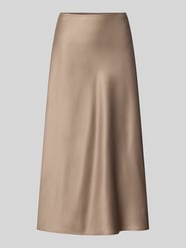 Midirock aus Satin von Juvia Beige - 21