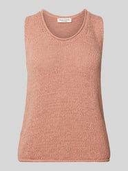 Regular Fit Strick Tank Top aus Baumwoll-Mix von Marc O'Polo Pink - 27