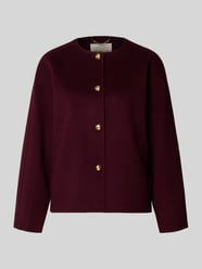 Relaxed Fit Kurzmantel aus Woll-Mix mit Kaschmir-Anteil von GANT Bordeaux - 3