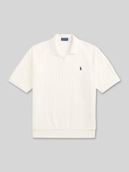 relaxed fit poloshirt van pure katoen in tricotlook van Polo Ralph Lauren - 38