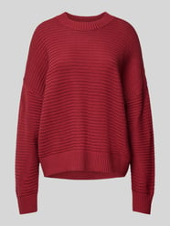 Strickpullover mit Strukturmuster von s.Oliver RED LABEL Rot - 30