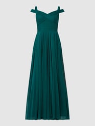 Avondjurk van mesh in off shoulder-look van TROYDEN COLLECTION - 42