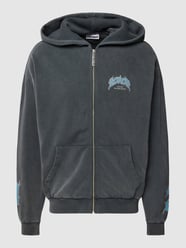 Sweatjacke mit Motiv-Print von REVIEW Schwarz - 21