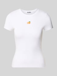 Slim Fit T-Shirt mit Motiv-Stitching von REVIEW - 11