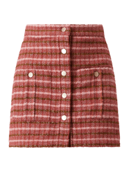 Minirock aus Bouclé Modell 'Firma' von SUNCOO PARIS Orange - 7