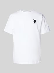 Regular Fit T-Shirt mit Motiv-Stitching von Knowledge Cotton Apparel Beige - 9