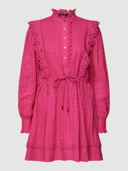 Minikleid mit Spitzenbesatz von Scotch & Soda Pink - 48