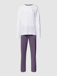 Pyjama met labeldetails van Tommy Hilfiger Rood - 8