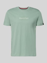 t-shirt z detalem z logo od Alpha Industries - 30