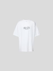 Oversized T-Shirt mit Rundhalsausschnitt von VETEMENTS Weiß - 24