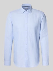 Slim fit Zakelijk Hemd van Linnenmix van Jake*s - 42
