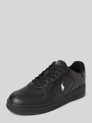 Ledersneaker mit Logo-Stitching Modell 'MASTERS' von Polo Ralph Lauren Schwarz - 2