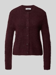 Strickjacke aus Mohair mit Label-Detail von Marc O'Polo DENIM - 43