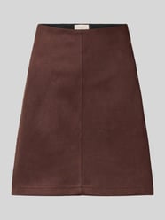 Minirok in leerlook, model 'Lexi' van FREE/QUENT - 4