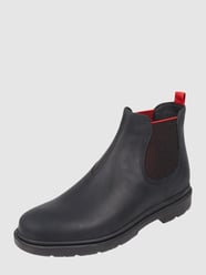 Chelsea Boots aus Leder Modell 'Andalo' von Geox Schwarz - 37