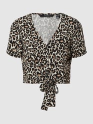 Cropped Bluse mit Muster Modell 'Simply' von Vero Moda Beige - 23