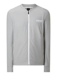 Trainingsjacke mit Stretch-Anteil Modell 'Sariq' von BOSS Green Grau - 8