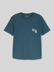 męski t-shirt o kroju regular fit z czystej bawełny od Tom Tailor Denim - 25