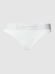 String mit Label-Details Modell 'Reimagined' von Calvin Klein Underwear Blau - 38