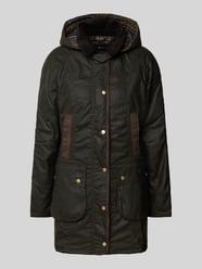 Jack met capuchon en klepzakken, model 'BOWER WAX' van Barbour Groen - 24