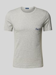 T-Shirt mit Brusttasche von Polo Ralph Lauren Grau - 34