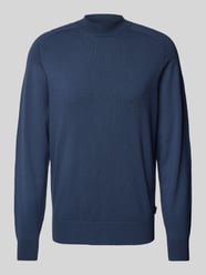 Sweter z dzianiny z detalem z logo męski CK Calvin Klein od CK Calvin Klein - 30