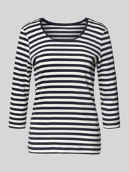 T-shirt z rękawem o dł. 3/4 i okrągłym dekoltem od Christian Berg Woman - 21