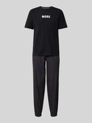 Pyjama met labelprint, model 'Easy' van BOSS - 30